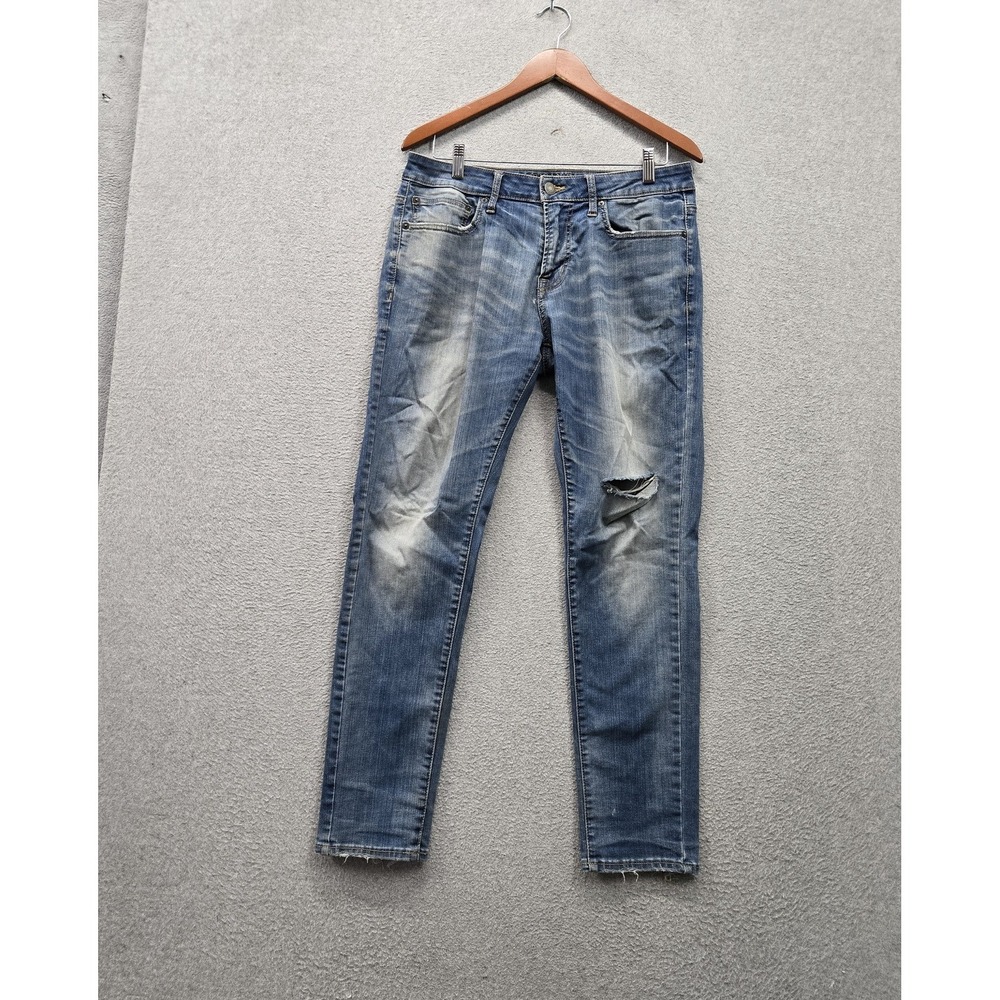American Eagle Men Jeans 32X30 Blue Denim EXTREME FLEX Skinny 29" Inseam